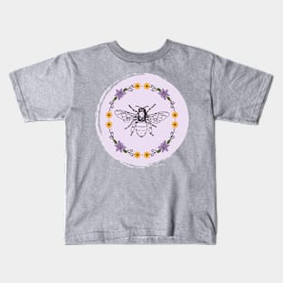 Pastel Bee Kids T-Shirt